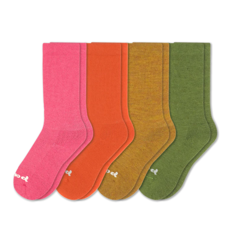 4 Pack - Women's Crew Pacas Socks 11 4 Pack - Women's Crew Pacas Socks