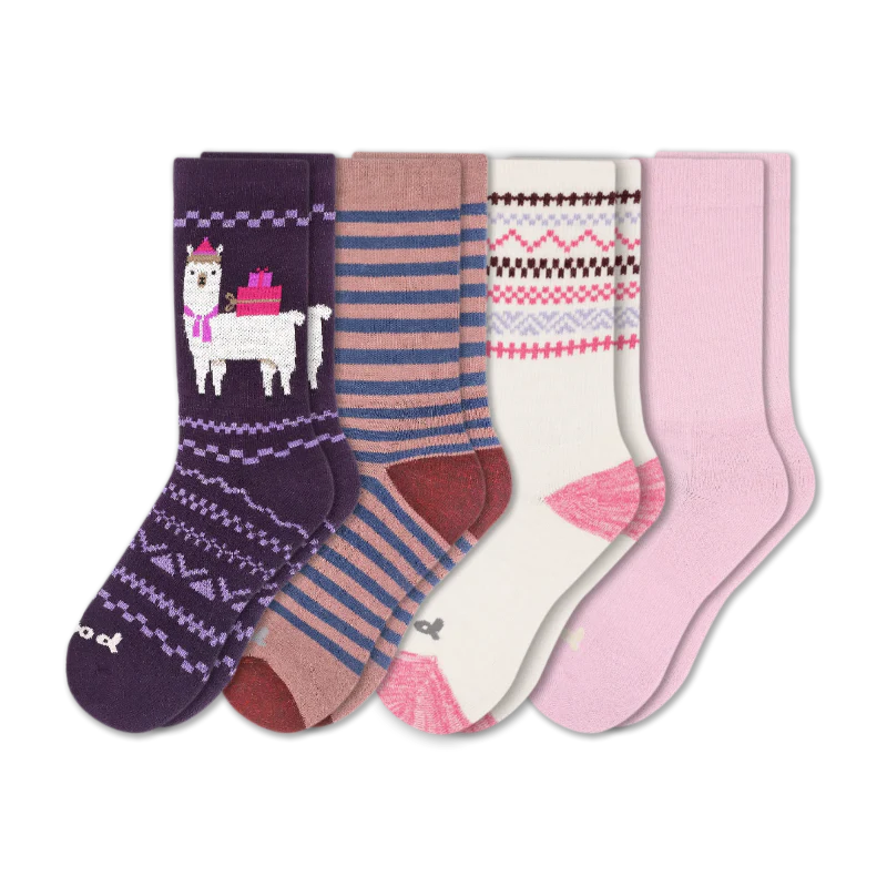 4 Pack - Women's Crew Pacas Socks 110 4 Pack - Women's Crew Pacas Socks