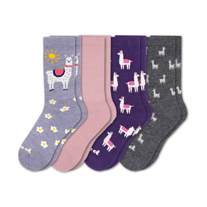 4 Pack - Women's Crew Pacas Socks 112 4 Pack - Women's Crew Pacas Socks