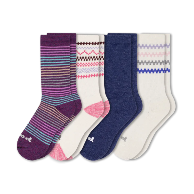 4 Pack - Women's Crew Pacas Socks 115 4 Pack - Women's Crew Pacas Socks