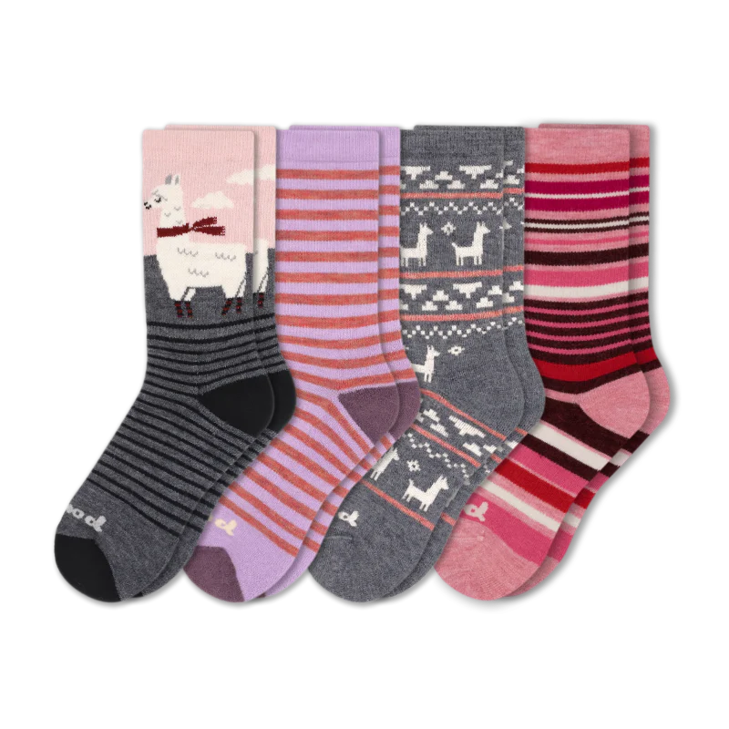 4 Pack - Women's Crew Pacas Socks 117 4 Pack - Women's Crew Pacas Socks