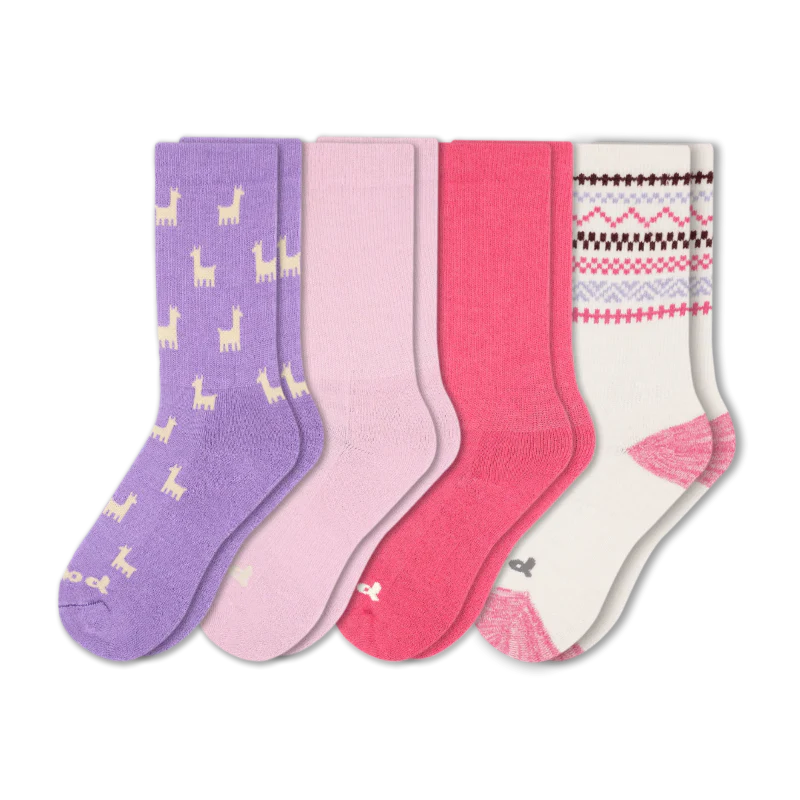 4 Pack - Women's Crew Pacas Socks 128 4 Pack - Women's Crew Pacas Socks