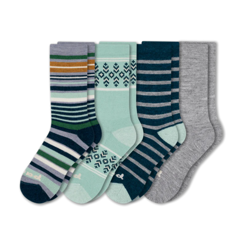 4 Pack - Women's Crew Pacas Socks 137 4 Pack - Women's Crew Pacas Socks