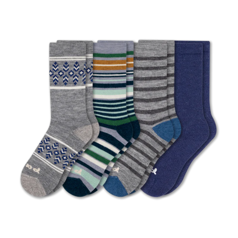 4 Pack - Women's Crew Pacas Socks 138 4 Pack - Women's Crew Pacas Socks