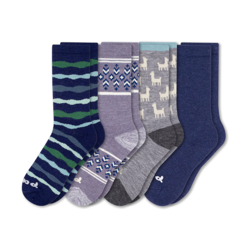 4 Pack - Women's Crew Pacas Socks 140 4 Pack - Women's Crew Pacas Socks