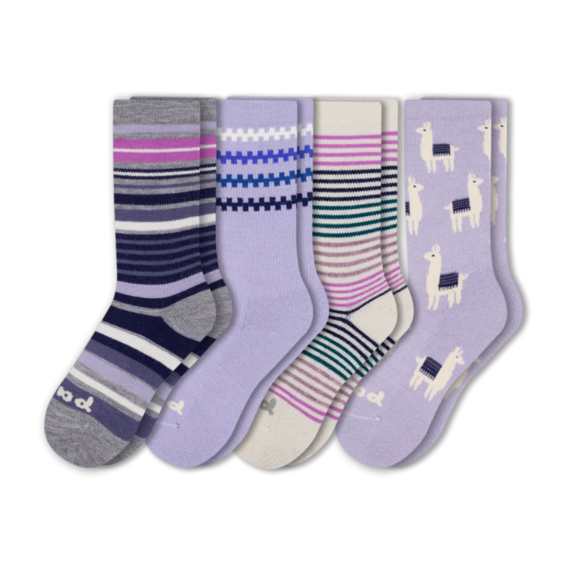 4 Pack - Women's Crew Pacas Socks 141 4 Pack - Women's Crew Pacas Socks