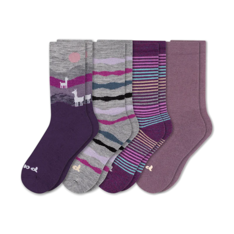 4 Pack - Women's Crew Pacas Socks 148 4 Pack - Women's Crew Pacas Socks