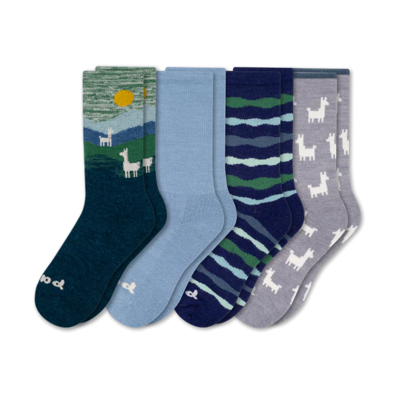 4 Pack - Women's Crew Pacas Socks 149 4 Pack - Women's Crew Pacas Socks