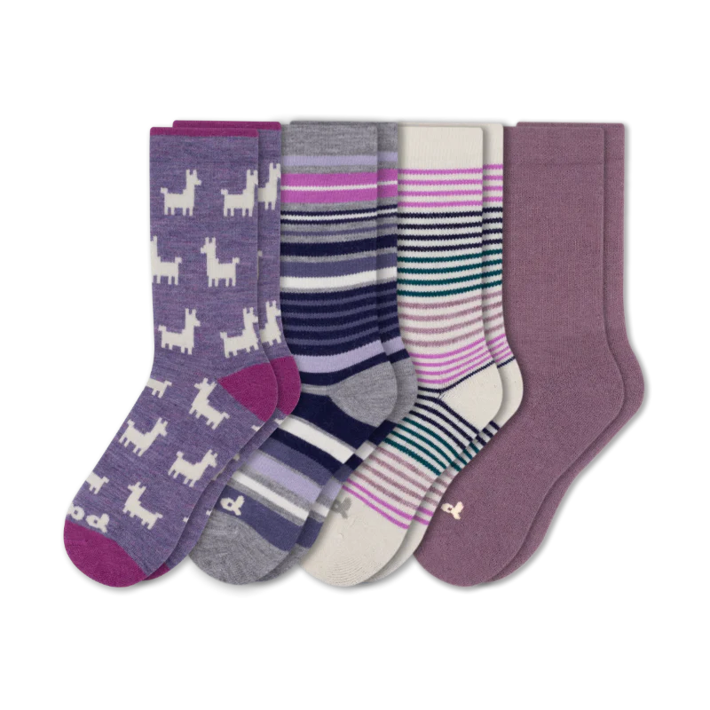 4 Pack - Women's Crew Pacas Socks 150 4 Pack - Women's Crew Pacas Socks
