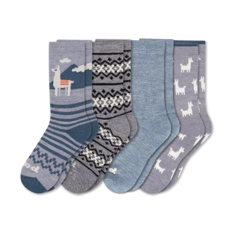 4 Pack - Women's Crew Pacas Socks 151 4 Pack - Women's Crew Pacas Socks