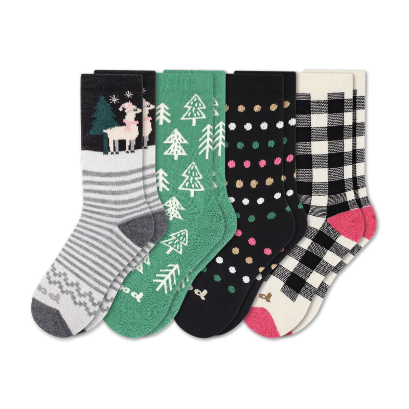 4 Pack - Women's Crew Pacas Socks 155 4 Pack - Women's Crew Pacas Socks