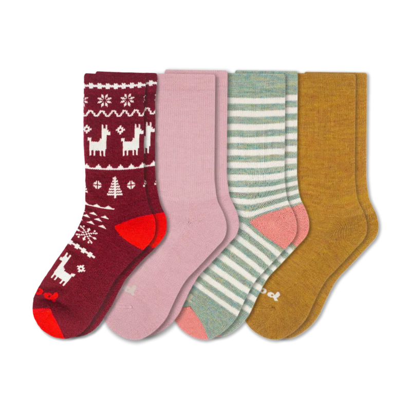 4 Pack - Women's Crew Pacas Socks 160 4 Pack - Women's Crew Pacas Socks