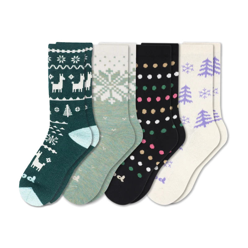 4 Pack - Women's Crew Pacas Socks 161 4 Pack - Women's Crew Pacas Socks