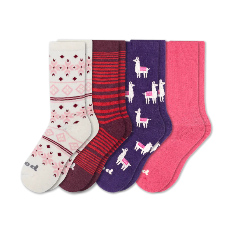 4 Pack - Women's Crew Pacas Socks 162 4 Pack - Women's Crew Pacas Socks