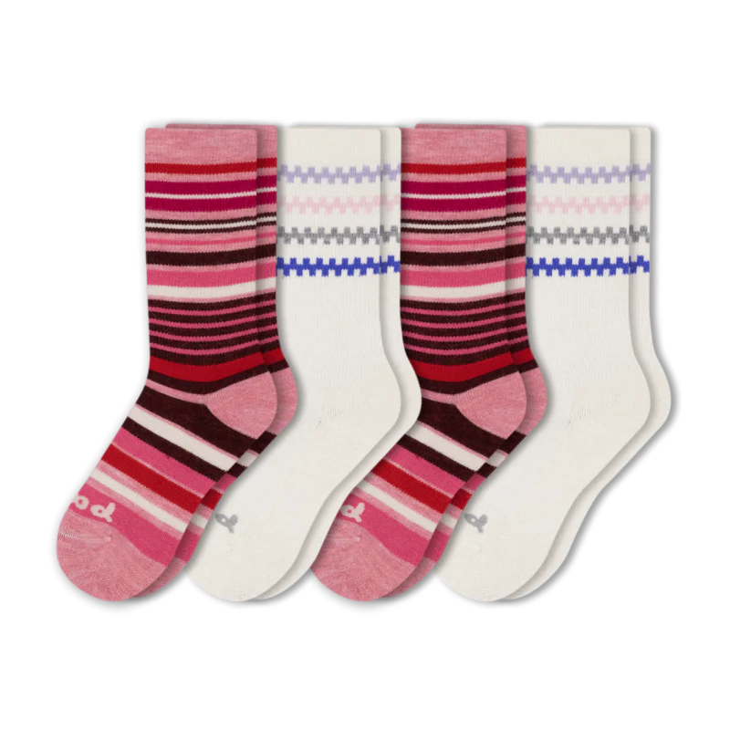 4 Pack - Women's Crew Pacas Socks 164 4 Pack - Women's Crew Pacas Socks