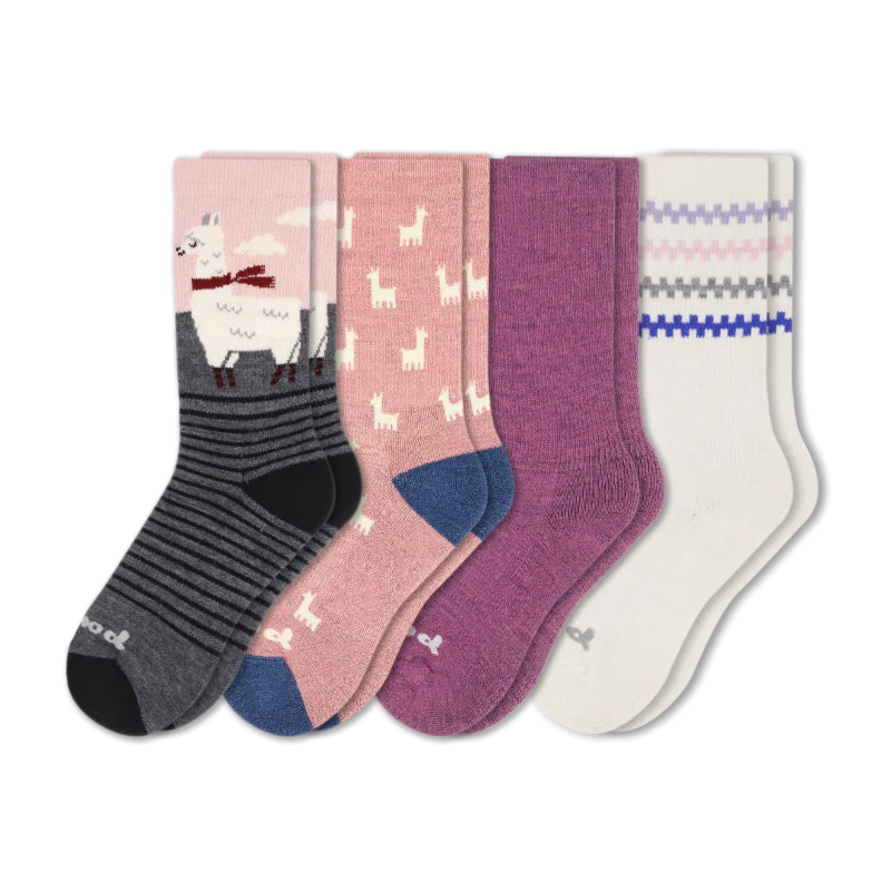 4 Pack - Women's Crew Pacas Socks 165 4 Pack - Women's Crew Pacas Socks