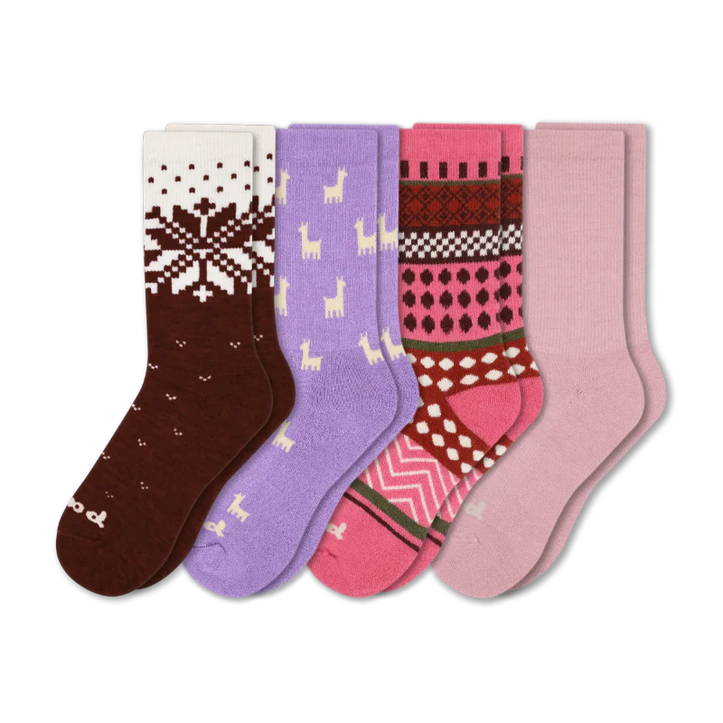 4 Pack - Women's Crew Pacas Socks 169 4 Pack - Women's Crew Pacas Socks