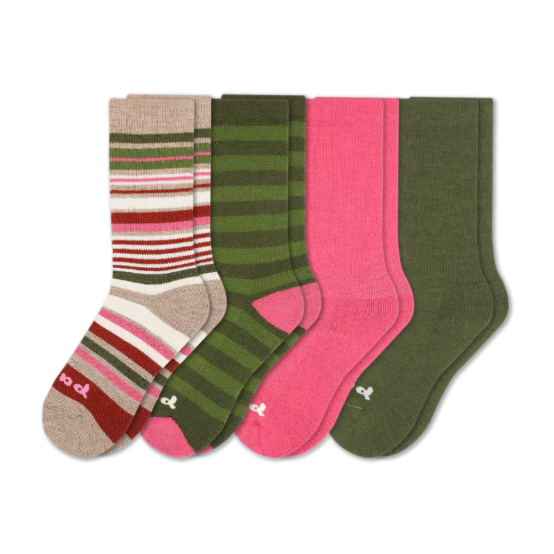 4 Pack - Women's Crew Pacas Socks 171 4 Pack - Women's Crew Pacas Socks