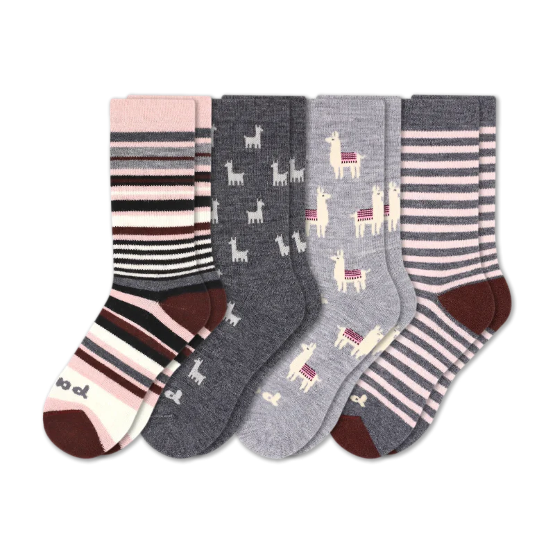 4 Pack - Women's Crew Pacas Socks 173 4 Pack - Women's Crew Pacas Socks