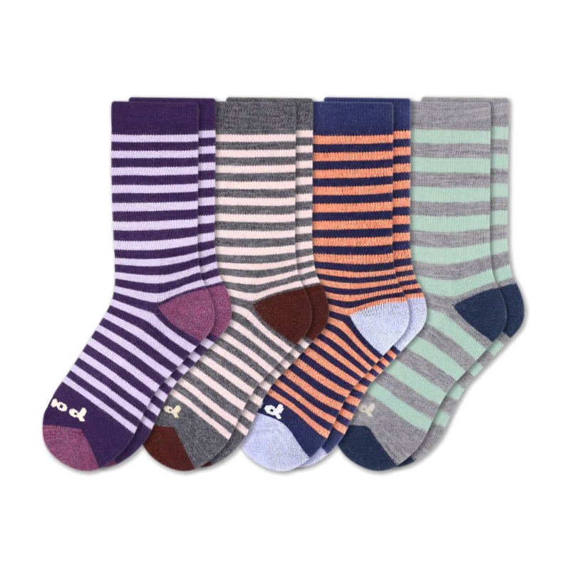4 Pack - Women's Crew Pacas Socks 175 4 Pack - Women's Crew Pacas Socks