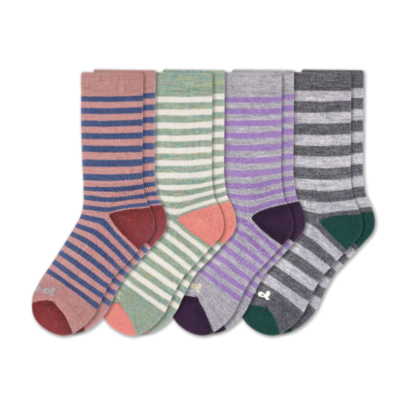 4 Pack - Women's Crew Pacas Socks 177 4 Pack - Women's Crew Pacas Socks