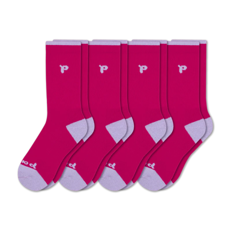4 Pack - Women's Crew Pacas Socks 178 4 Pack - Women's Crew Pacas Socks
