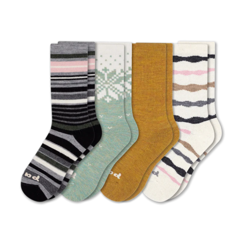 4 Pack - Women's Crew Pacas Socks 179 4 Pack - Women's Crew Pacas Socks