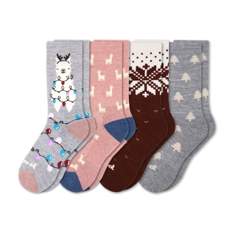 4 Pack - Women's Crew Pacas Socks 18 4 Pack - Women's Crew Pacas Socks