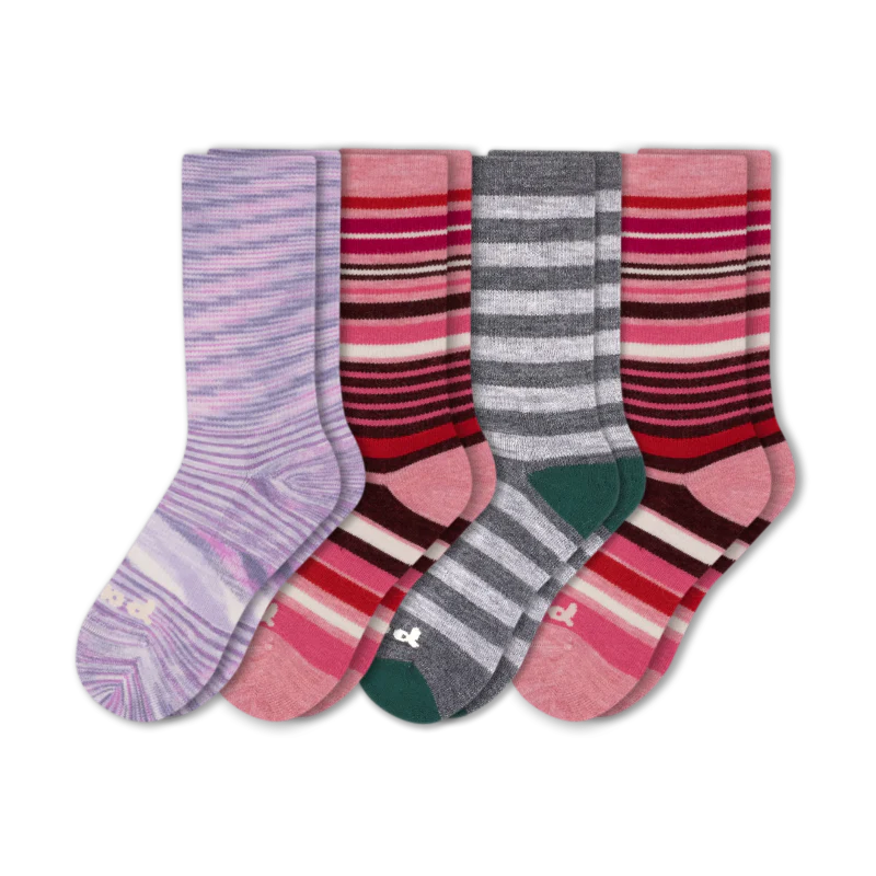 4 Pack - Women's Crew Pacas Socks 180 4 Pack - Women's Crew Pacas Socks
