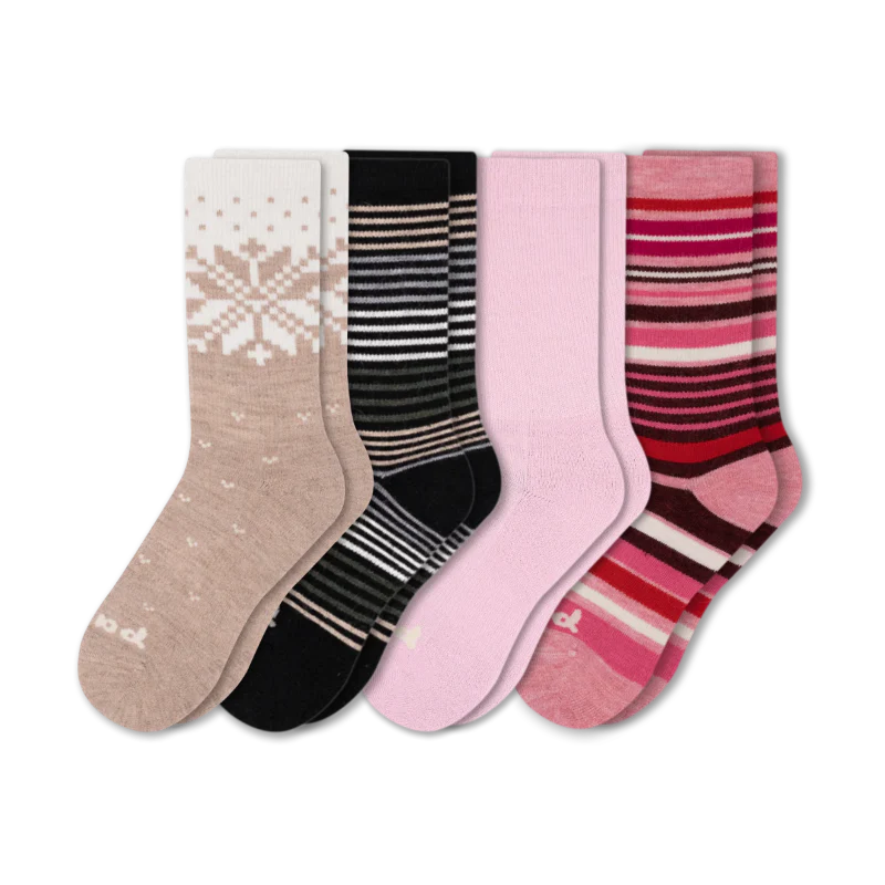 4 Pack - Women's Crew Pacas Socks 181 4 Pack - Women's Crew Pacas Socks