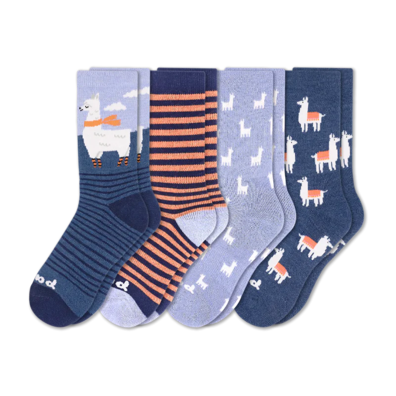 4 Pack - Women's Crew Pacas Socks 187 4 Pack - Women's Crew Pacas Socks
