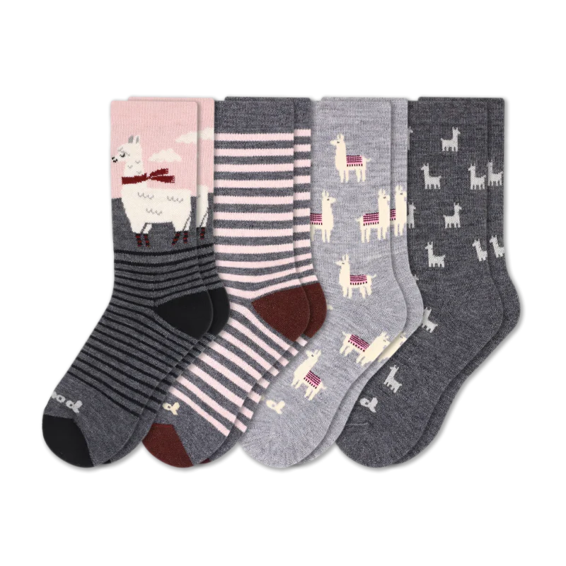 4 Pack - Women's Crew Pacas Socks 188 4 Pack - Women's Crew Pacas Socks