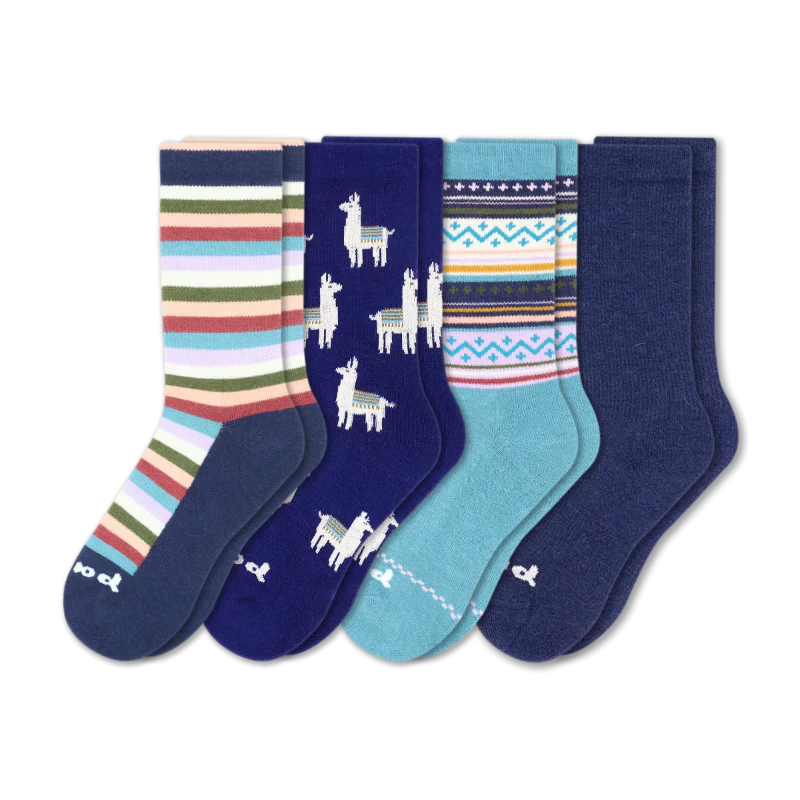 4 Pack - Women's Crew Pacas Socks 199 4 Pack - Women's Crew Pacas Socks