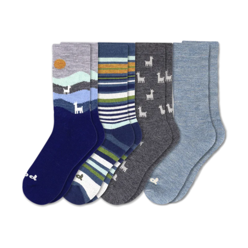 4 Pack - Women's Crew Pacas Socks 204 4 Pack - Women's Crew Pacas Socks
