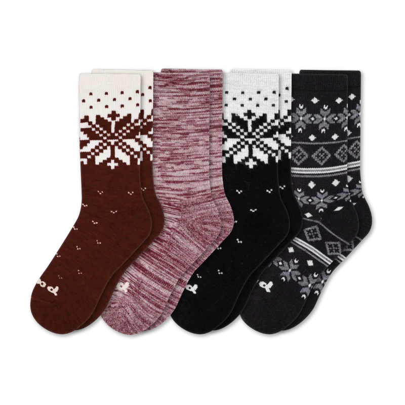 4 Pack - Women's Crew Pacas Socks 207 4 Pack - Women's Crew Pacas Socks