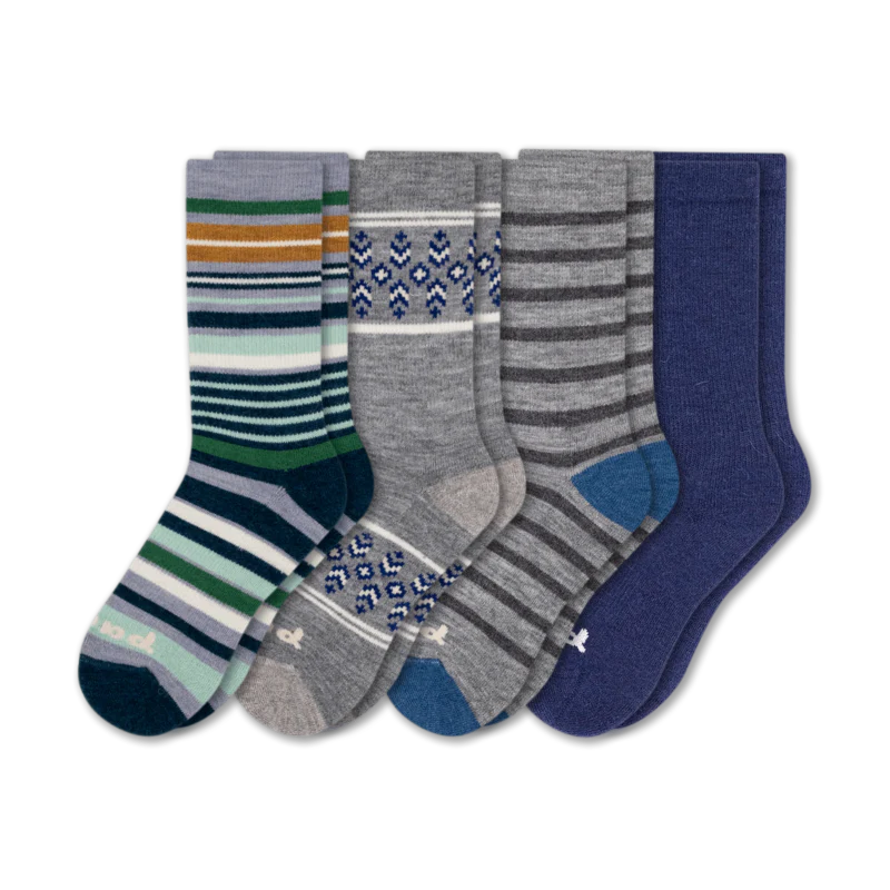 4 Pack - Women's Crew Pacas Socks 209 4 Pack - Women's Crew Pacas Socks