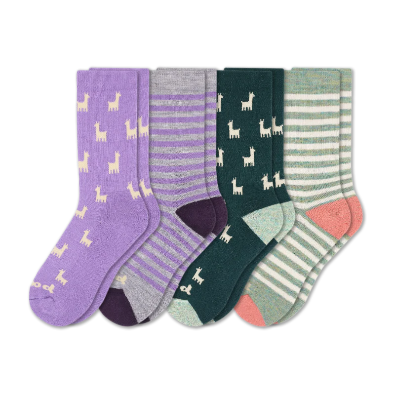4 Pack - Women's Crew Pacas Socks 21 4 Pack - Women's Crew Pacas Socks