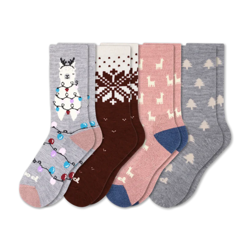 4 Pack - Women's Crew Pacas Socks 210 4 Pack - Women's Crew Pacas Socks