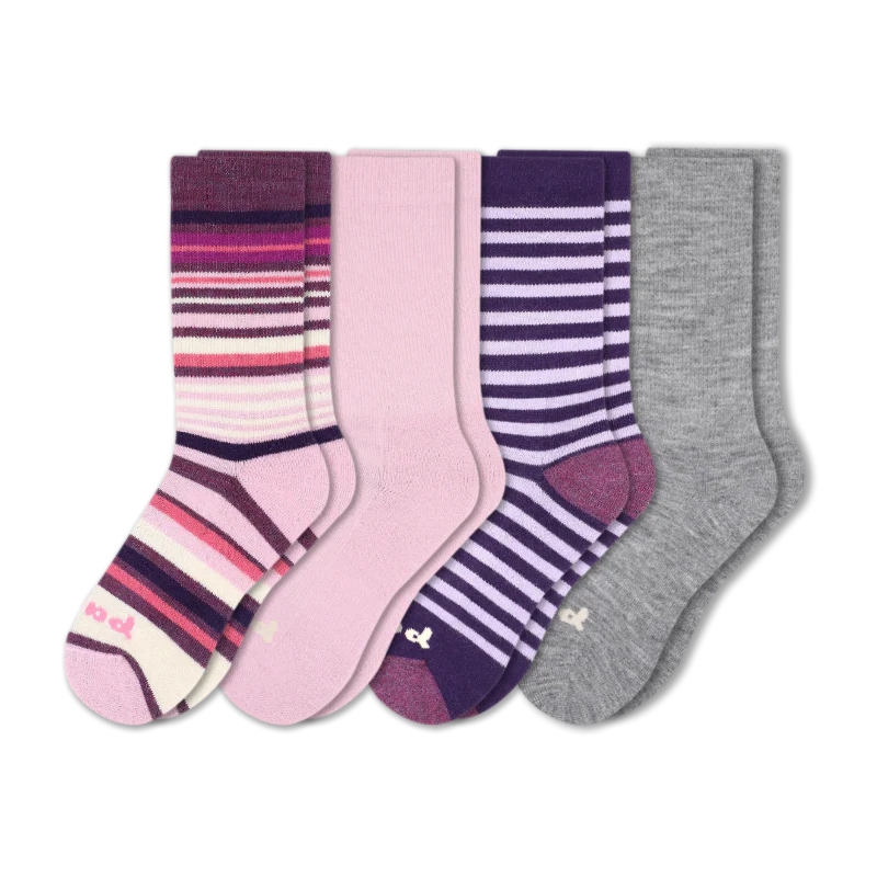 4 Pack - Women's Crew Pacas Socks 212 4 Pack - Women's Crew Pacas Socks
