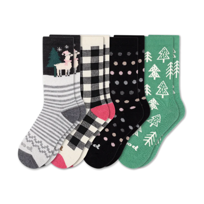 4 Pack - Women's Crew Pacas Socks 22 4 Pack - Women's Crew Pacas Socks