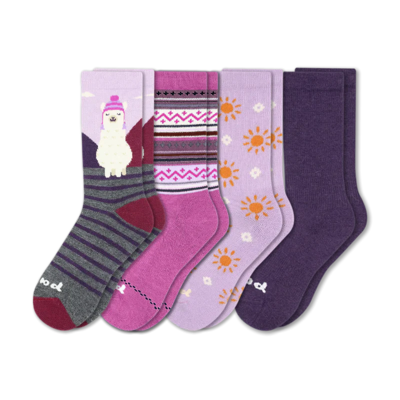 4 Pack - Women's Crew Pacas Socks 226 4 Pack - Women's Crew Pacas Socks