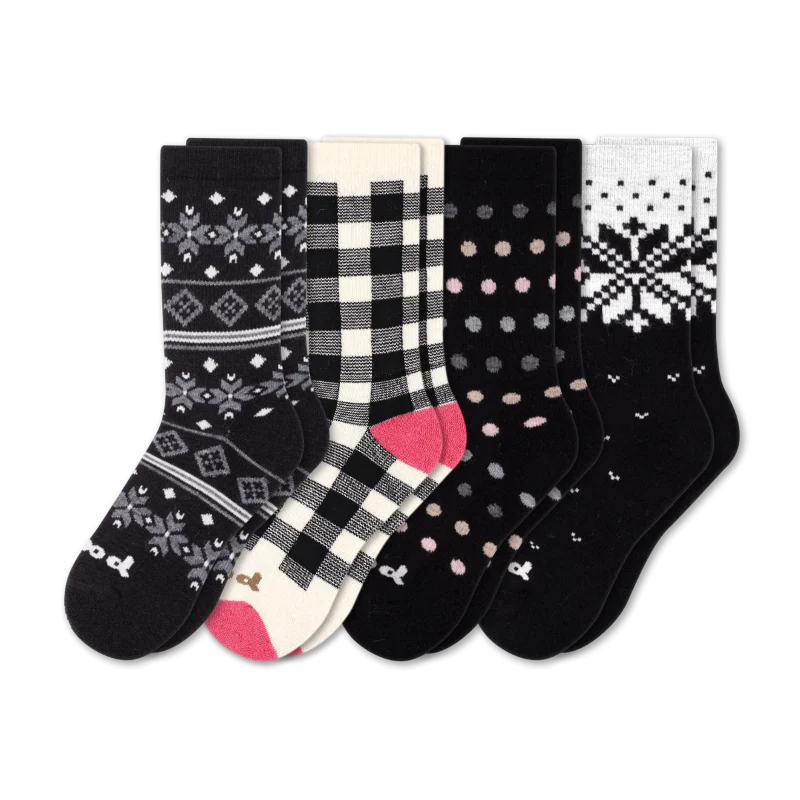 4 Pack - Women's Crew Pacas Socks 24 4 Pack - Women's Crew Pacas Socks