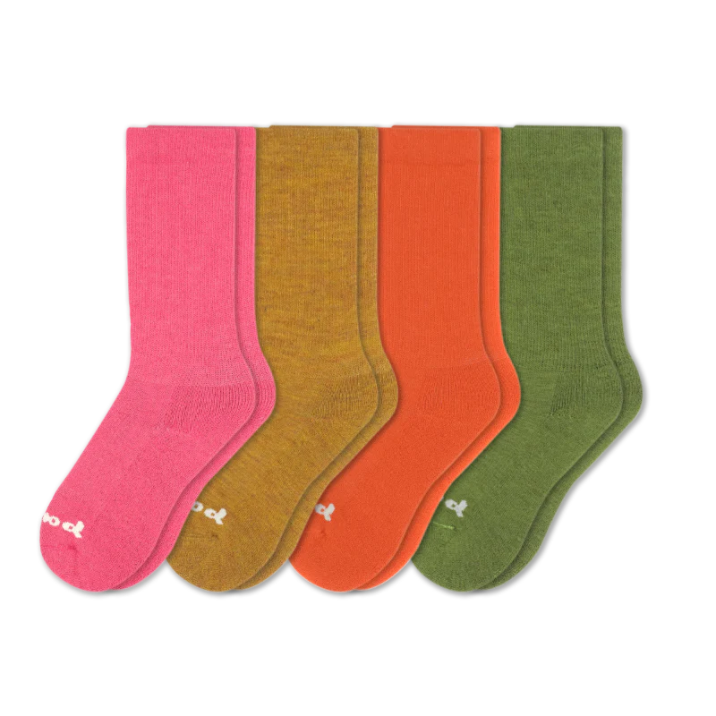 4 Pack - Women's Crew Pacas Socks 27 4 Pack - Women's Crew Pacas Socks