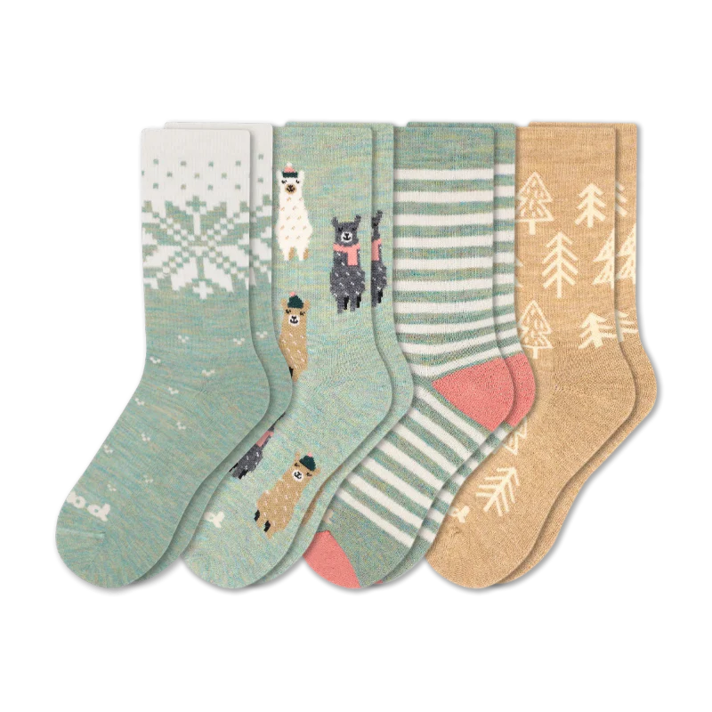 4 Pack - Women's Crew Pacas Socks 41 4 Pack - Women's Crew Pacas Socks