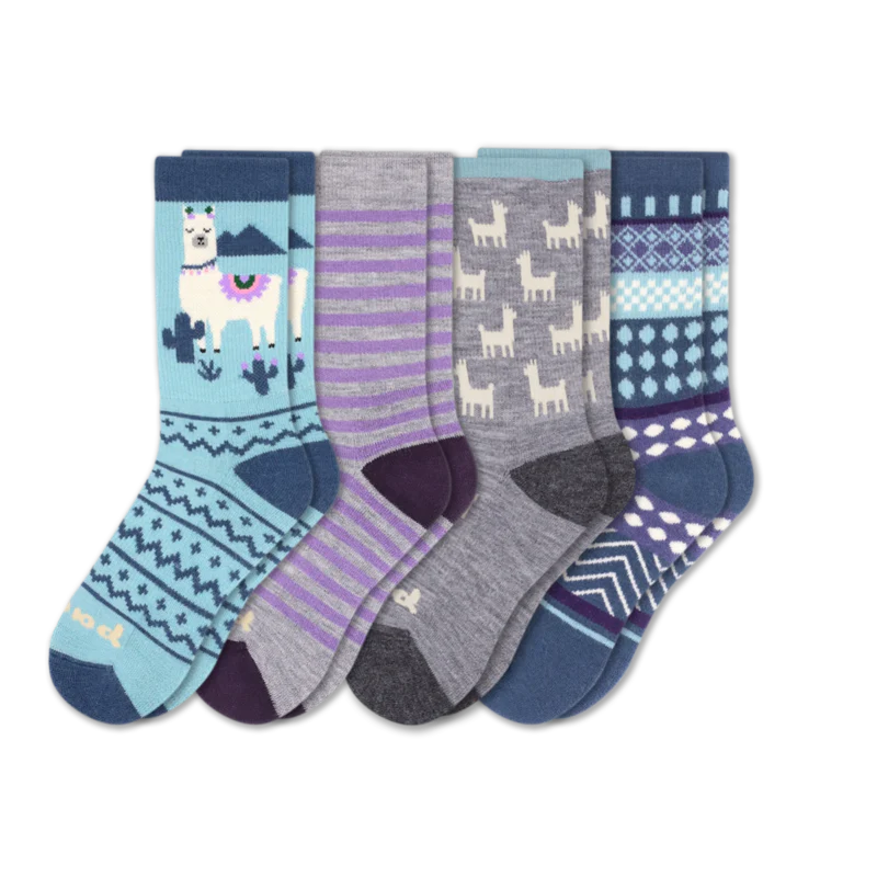 4 Pack - Women's Crew Pacas Socks 49 4 Pack - Women's Crew Pacas Socks
