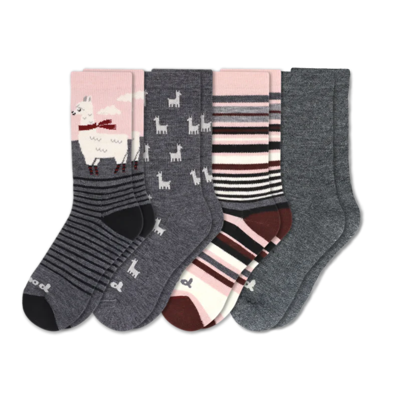 4 Pack - Women's Crew Pacas Socks 50 4 Pack - Women's Crew Pacas Socks