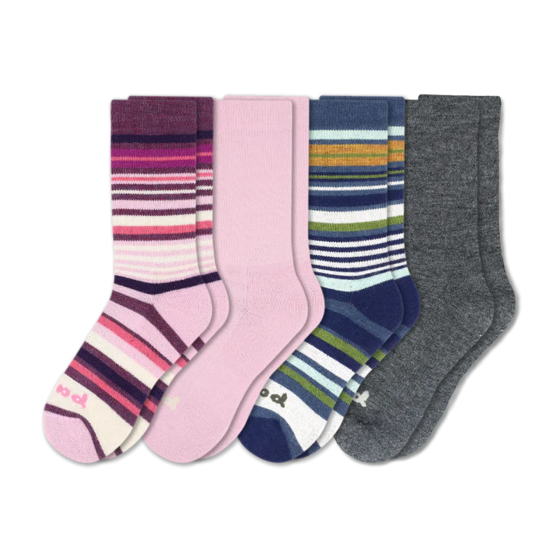 4 Pack - Women's Crew Pacas Socks 51 4 Pack - Women's Crew Pacas Socks