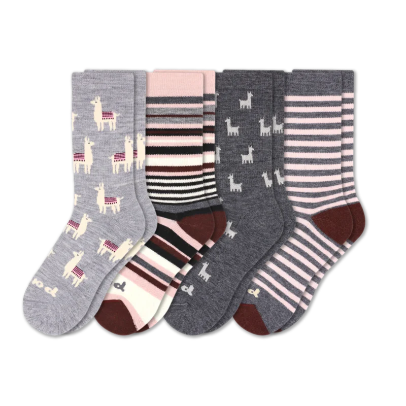 4 Pack - Women's Crew Pacas Socks 54 4 Pack - Women's Crew Pacas Socks