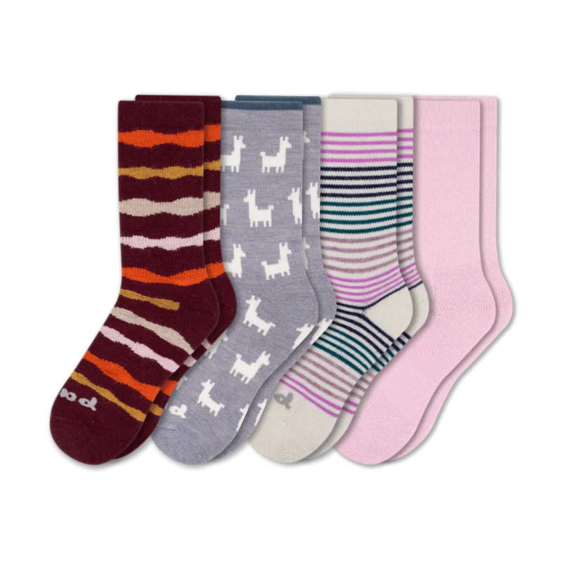 4 Pack - Women's Crew Pacas Socks 56 4 Pack - Women's Crew Pacas Socks