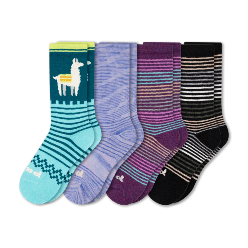 4 Pack - Women's Crew Pacas Socks 57 4 Pack - Women's Crew Pacas Socks